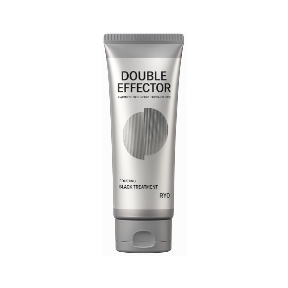 Тонуюча маска проти випадіння волосся RYO Double Effector Boosting Black Treatment 120 мл - фото №1