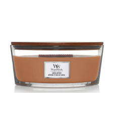 Ароматична свічка з нотами червоного дерева, евкаліпта та амбри Woodwick Ellipse Santal Myrrh 453 г - фото №1