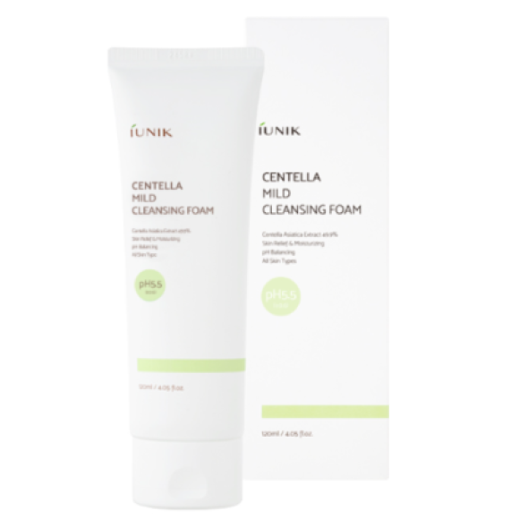 М’яка очищувальна пінка з центелою IUNIK Centella Mild Cleansing Foam - фото №1