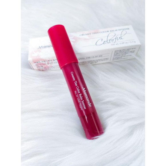Тінт-бальзам для губ Mamonde Creamy Tint Color Balm Intense №31 Chili Pepper - фото №1