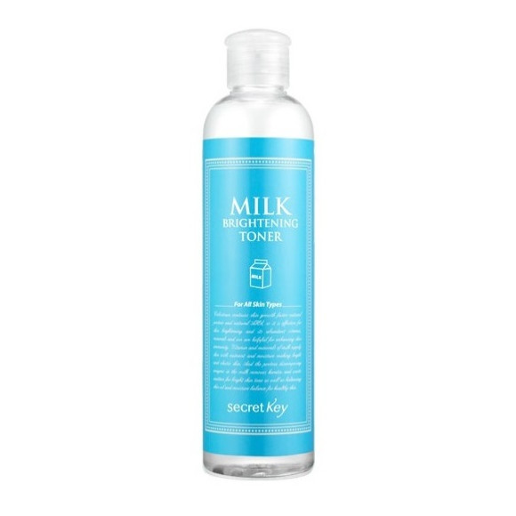 Освітлюючий і зволожуючий тонік Secret Key Milk Brightening Toner - фото №1
