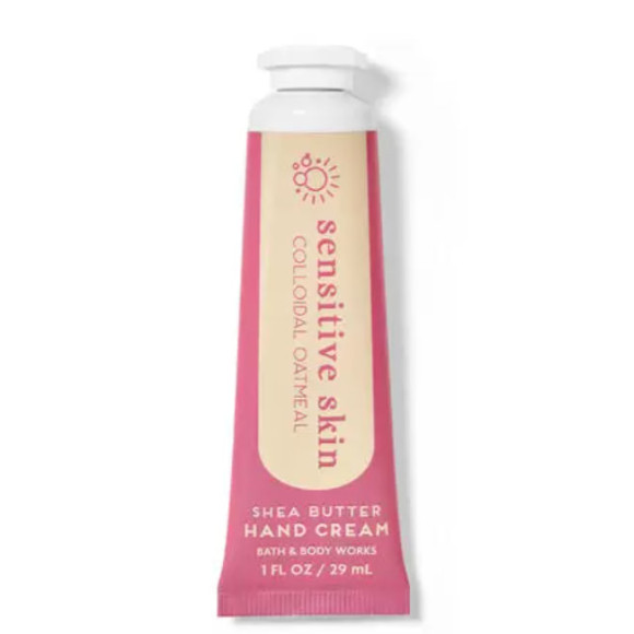 Парфумований  крем для рук Bath & Body Works Hand Cream Sensitive Skin With Colloidal Oatmeal 29 мл - фото №1