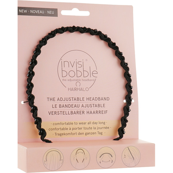 Обруч Invisibobble Hairhalo True Dark Sparkle - фото №1
