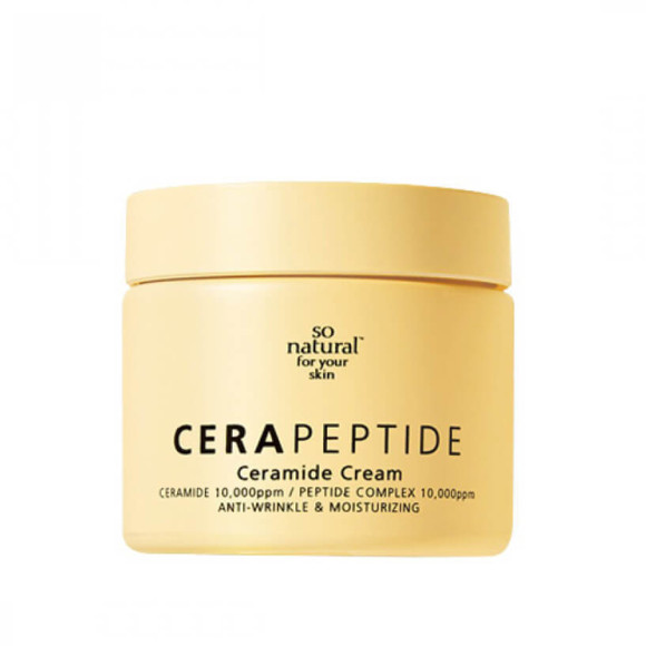 Антивіковий крем із церамідами та пептидами So Natural Cera+Peptide Ceramide Cream - фото №1