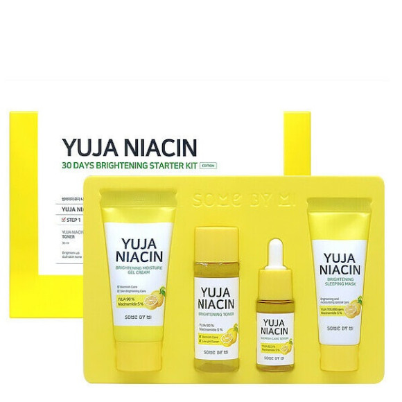 Набір освітлюючих мініатюр з юдзу Some By Mi Yuja Niacin 30 Days Brightening Starter Kit - фото №1