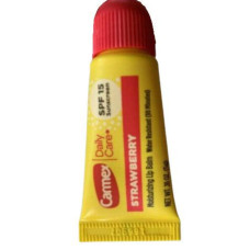 Бальзам для губ полуниця  Carmex Daily Care Moisturizing Lip Balm Strawberry 5g - фото №1