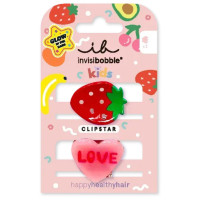 Заколка для волосся invisibobble CLIPSTAR GLOW KIDS Frutti Strawberry - фото №1