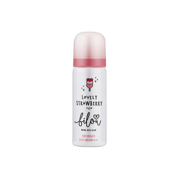 Мини-пенка для душа  Bilou Lovely Strawberry Shower Foam 50 мл - фото №1