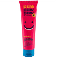 Відновлюючий бальзам для губ з ароматом полуниці Pure Paw Paw Strawberry - фото №1