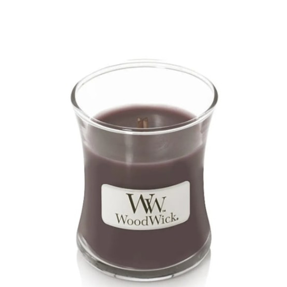 Ароматична свічка з ароматом замші і сандалу Woodwick Mini Sueded Sandalwood  - фото №1