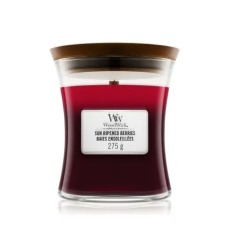 Ароматична свічка з тришаровим ароматом Woodwick Medium Trilogy Sun Ripened Berries 275 г - фото №1