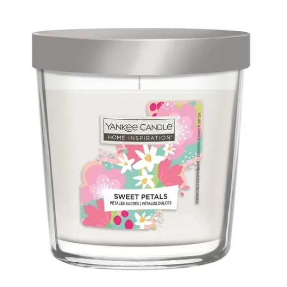 Ароматична свічка Sweet Petals Yankee Candle Home Inspiration Value Tumbler 200 г - фото №1