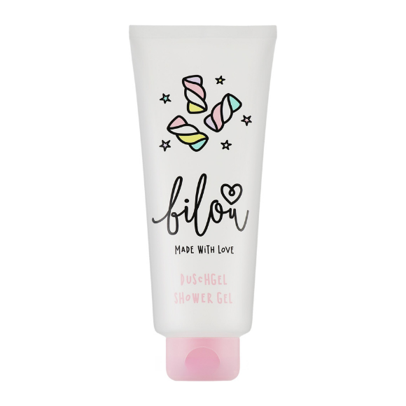 Гель для душу "Малиновий маршмеллоу" Bilou Chewy Sweets Shower Gel 200 мл - фото №1