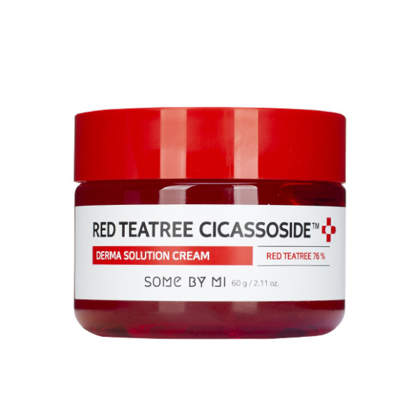 Заспокійливий крем із червоним чайним деревом Some By Mi Red Tea Tree Cicassoside Final Solution Cream - фото №1