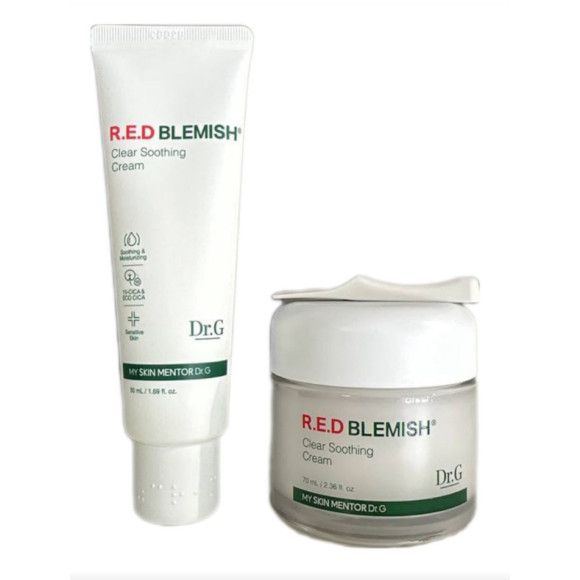 Набір  заспокійливих кремів для обличчя Dr.G Red Blemish Clear Soothing Cream Set - фото №1