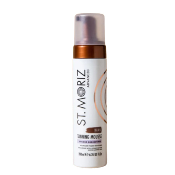 Автобронзат-мус для темної шкіри St Moriz Advanced Colour Correcting Mousse Dark 200 мл - фото №1