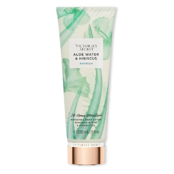 Парфумований лосьйон Victoria's Secret  Aloe Water & Hibiscus Body Lotion 236 мл - фото №1