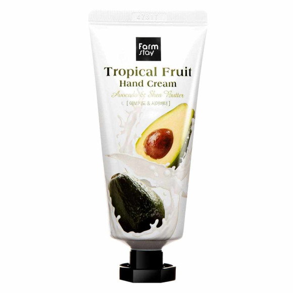 Крем для рук з авокадо і маслом ши FarmStay Tropical Fruit Hand Cream Avocado & Shea Butter - фото №1