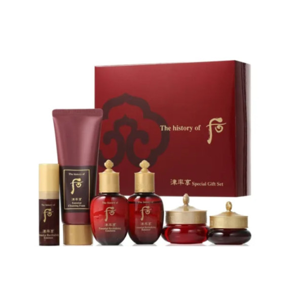 Набір подарунковий  антивікової лінії з червоним женьшенем The History Of Whoo Jinyulhyang Special Gift Set 6 - фото №1