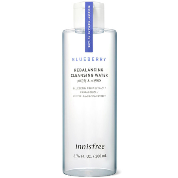 Очищуюча вода з екстрактом чорниці Innisfree Blueberry Rebalancing cleansing water - фото №1
