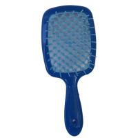 Гребінець для волосся синя з блакитним Janeke 1830 Superbrush The Original Italian  - фото №1