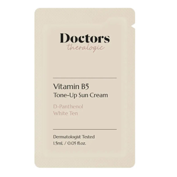 Сонцезахисний крем для обличчя з освітлюючим ефектом SPF 50+ Doctors Tone Up Sun Cream 1,5 мл - фото №1