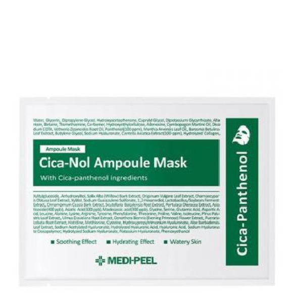Заспокійлива ампульна маска MediPeel Cica-Nol Ampoule Mask 1 шт - 30 мл - фото №1