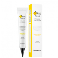 Крем для шкіри навколо очей з екстрактом юдзу FarmStay Citrus Yuja Vitalizing Eye Cream - фото №1