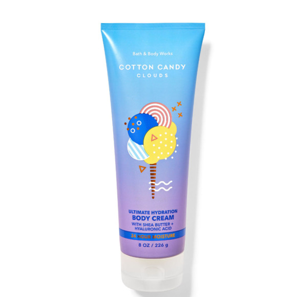 Парфумований крем для тіла Bath & body works  Cotton Candy Clouds Body Cream - фото №1