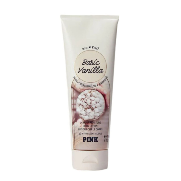 Парфумований лосьйон Victoria's Secret Pink Basic Vanilla Body Lotion 236 мл - фото №1