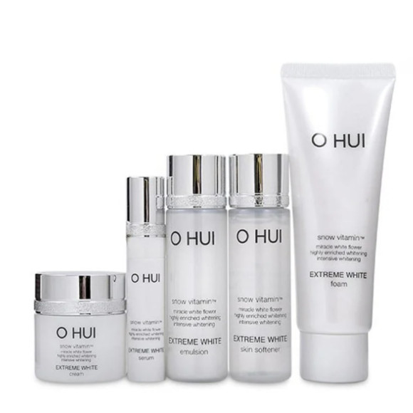 Набір освітлювальний для обличчя O Hui Extreme White 5pcs Gift Set - фото №1
