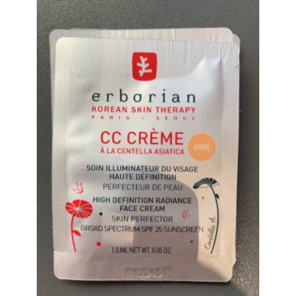 СС-крем для обличчя "Контроль кольору"   Erborian CC Cream (Dore) 1,5ml - фото №1