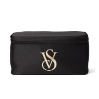 Косметичка чорна Victoria's Secret Black cosmetic bag  1 шт - фото №1