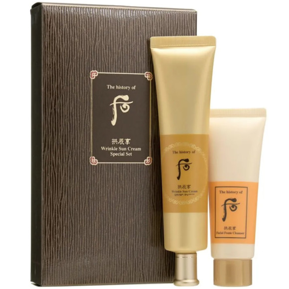 Набір із сонцезахисним кремом The History of Whoo Gongjinhyang Wrinkle Sun Cream Special Set - фото №1