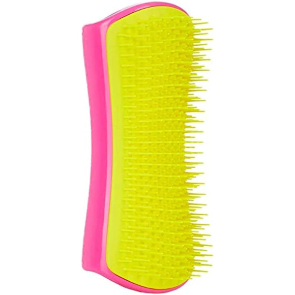 Щітка для розплутування шерсті собаки Tange Teezer  Pet Teezer Detangling&Grooming Pink/Yellow - фото №1