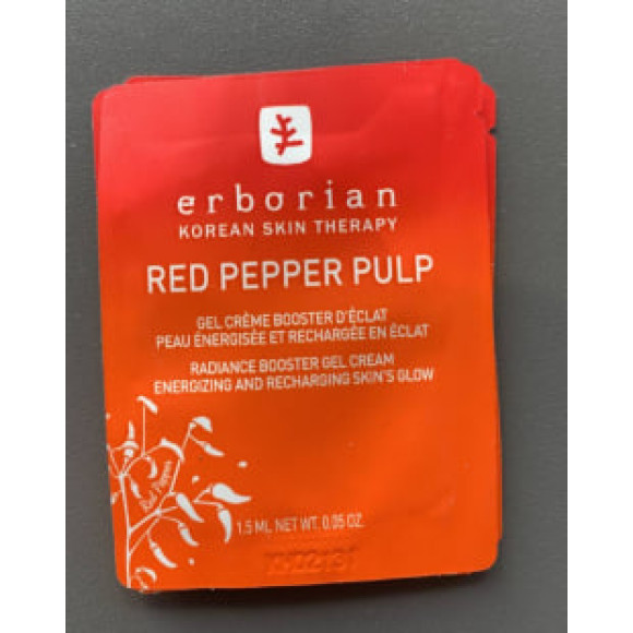 Гель-крем для обличчя червоний перець Erborian Red Pepper Pulp 1,5 мл - фото №1