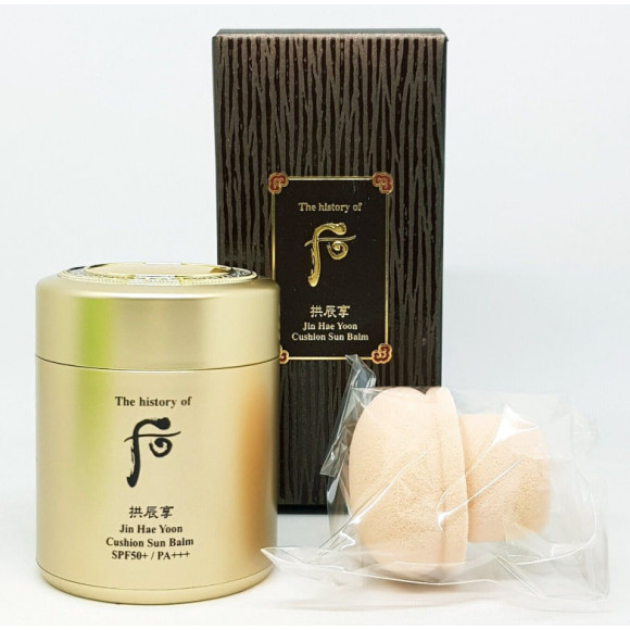 Сонцезахисний бальзам The History of Whoo Gongjinhyang Jin Hae Yoon Cushion Sun Balm SPF50+/PA+++ 13 г - фото №1