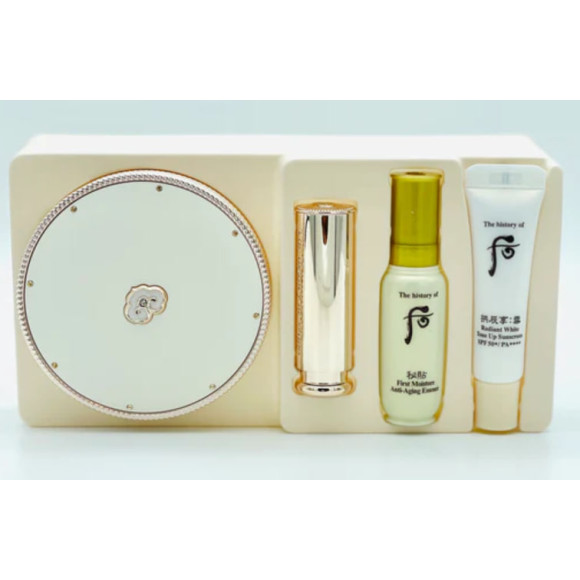 Набір люксової косметики The History Of Whoo Gongjinhyang : Seol Radiant White Tone-Up Sun Cushion Special Set - фото №1