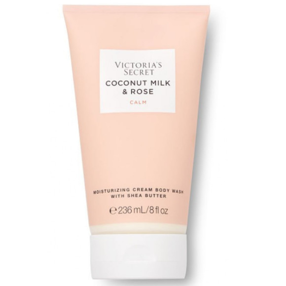 Крем-гель для душу Victoria's Secret Coconut Milk & Rose Natural Beauty Moisturizing Cream Body Wash  - фото №1