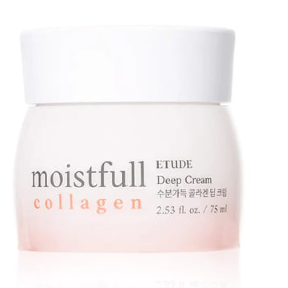 Крем для обличчя з колагеном  Etude House Moistfull Collagen Deep Cream - фото №1
