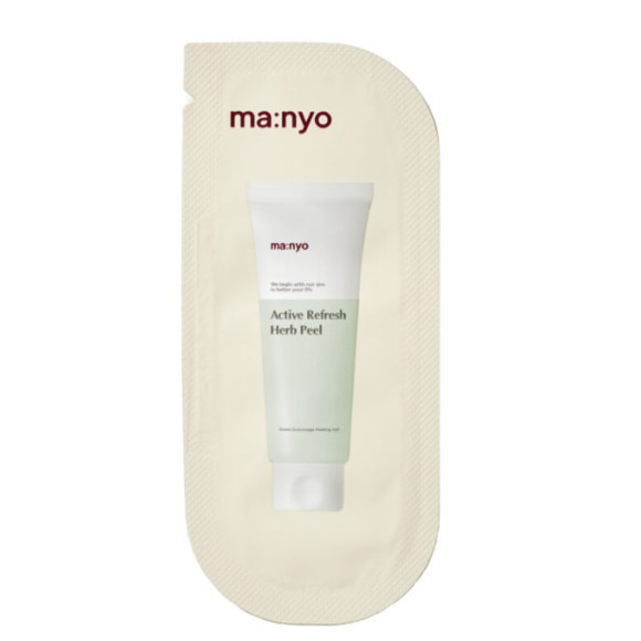 Пілінг-гомаж освіжаючий з трав’яним комплексом Manyo Active Refresh Herb Peel 2 мл - фото №1