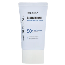 Зволожуюча сонцезахисна сироватка з глутатіоном Medi-Peel Glutathione Hyal Aqua Sun Serum SPF50+ PA++++ 50 мл - фото №1