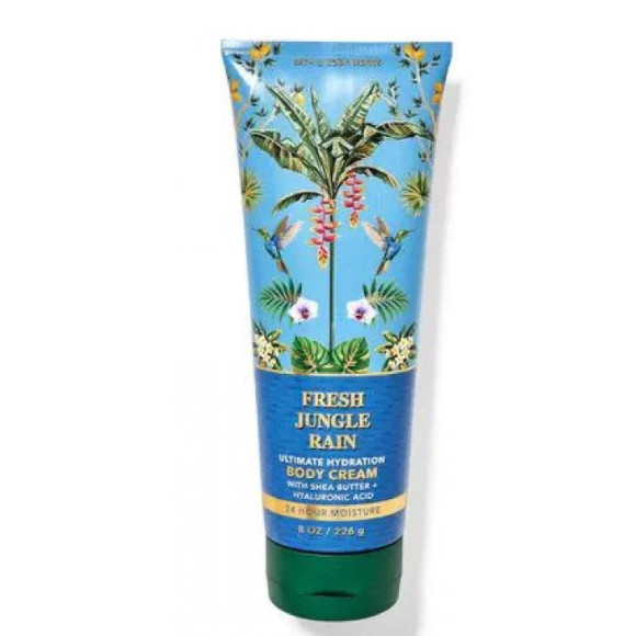 Парфумований крем для тіла Bath & body works Fresh Jungle Rain Body Cream 226 г - фото №1