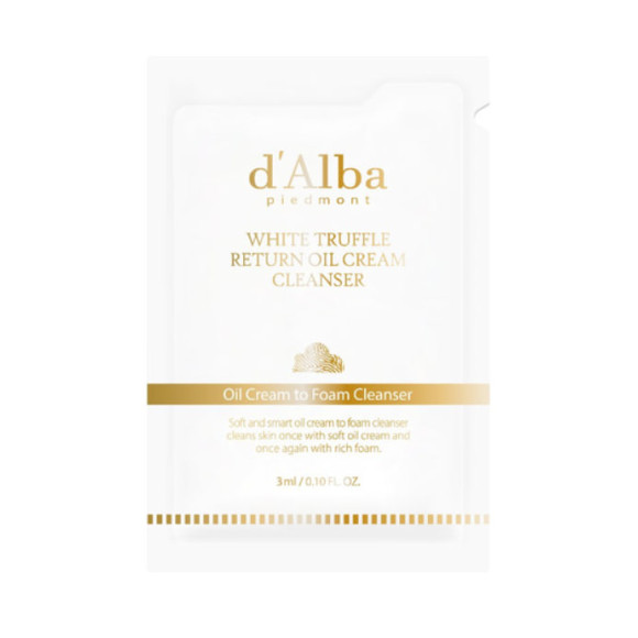 Крем-олія для очищення обличчя D'Alba White Truffle Return Oil Cream Cleanser 3 мл - фото №1