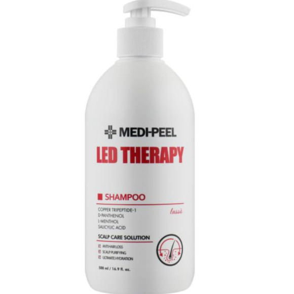 Зміцнюючий шампунь для волосся з пептидами Medi- Peel Led Therapy Shampoo - фото №1