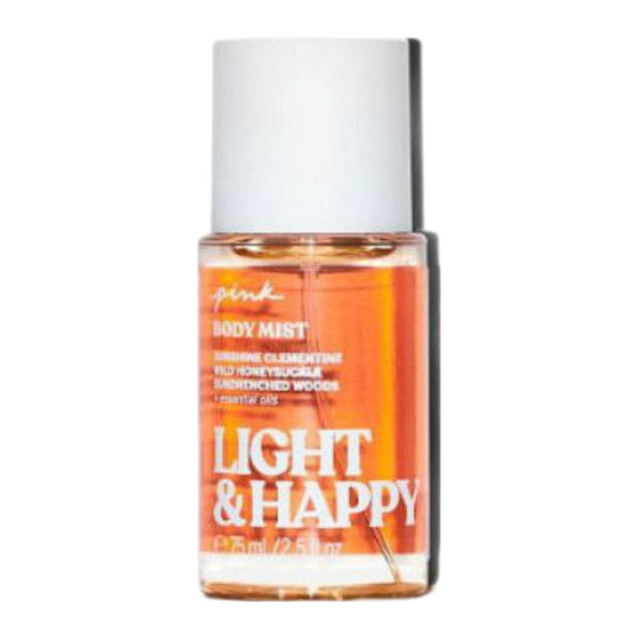 Парфумований спрей Victoria's Secret PINK Light & Happy body mist 75 мл - фото №1