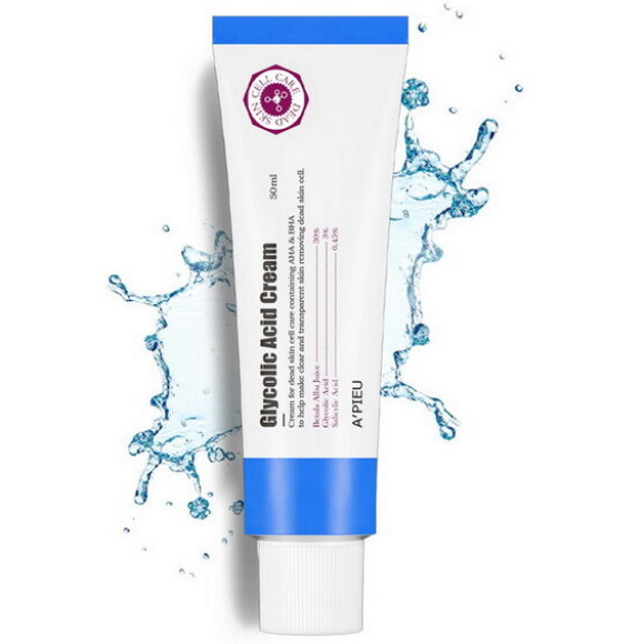 Відновлюючий крем з гліколевою кислотою A’pieu Glycolic Acid Cream 50 мл - фото №1