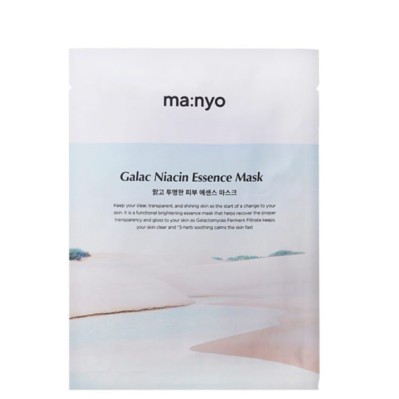 Маска тканинна для освітлення шкіри Manyo Galac Niacin 2.0 Essence Mask 1 шт - 30 мл - фото №1