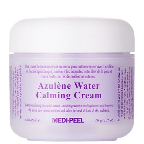 Заспокійливий крем із азуленом Medi-Peel Azulene Water Calming Cream 50 мл - фото №1