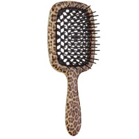Гребінець для волосся колір леопард Janeke 1830 Superbrush Leopard Black - фото №1